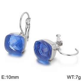 Stainless Steel Stone&Crystal Earring