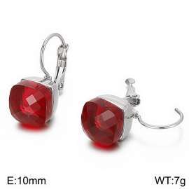 Stainless Steel Stone&Crystal Earring