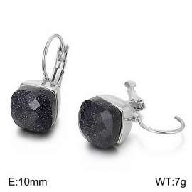 Stainless Steel Stone&Crystal Earring