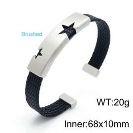 Stainless Steel Black-plating Bangle