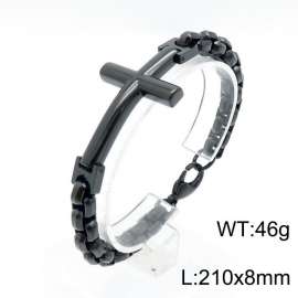 Stainless Steel Black-plating Bracelet