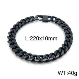 Stainless Steel Black-plating Bracelet