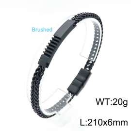 Stainless Steel Black-plating Bracelet