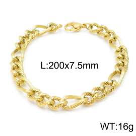 Stainless Steel Gold-plating Bracelet