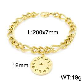 Stainless Steel Gold-plating Bracelet