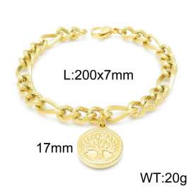 Stainless Steel Gold-plating Bracelet