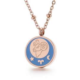 SS Rose Gold-Plating Necklace