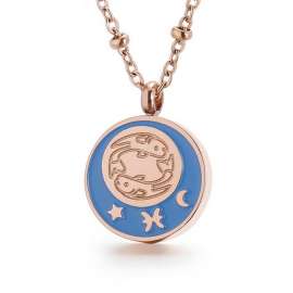 SS Rose Gold-Plating Necklace