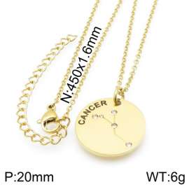 SS Gold-Plating Necklace