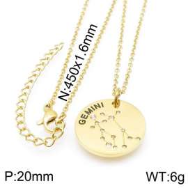 SS Gold-Plating Necklace