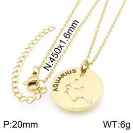 SS Gold-Plating Necklace