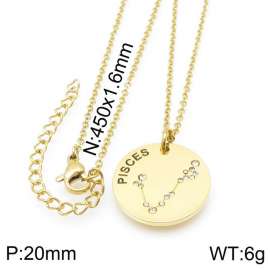 SS Gold-Plating Necklace