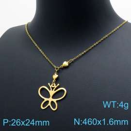 SS Gold-Plating Necklace