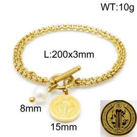Stainless Steel Gold-plating Bracelet
