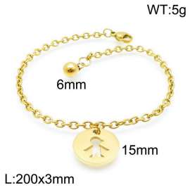 Stainless Steel Gold-plating Bracelet