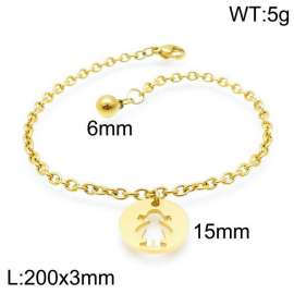 Stainless Steel Gold-plating Bracelet