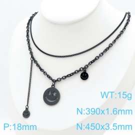 Stainless Steel Black-plating Necklace