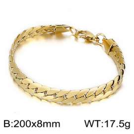 Stainless Steel Gold-plating Bracelet