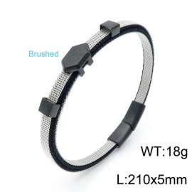 Stainless Steel Black-plating Bracelet