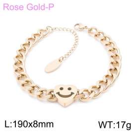 Stainless Steel Rose Gold-plating Bracelet