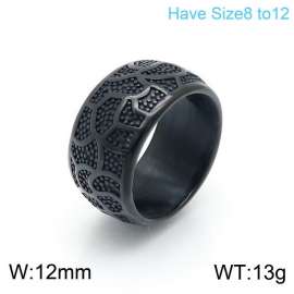 Stainless Steel Black-plating Ring