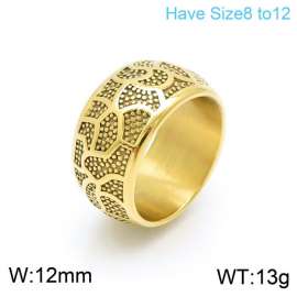 Stainless Steel Gold-plating Ring