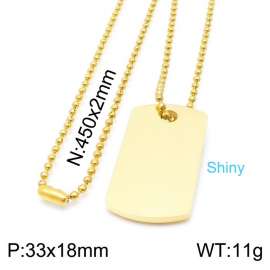 SS Gold-Plating Necklace