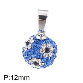 Stainless Steel Stone Pendant