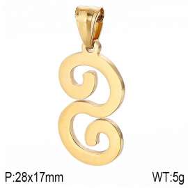 Stainless Steel Gold-plating Pendant