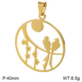 Stainless Steel Gold-plating Pendant