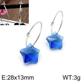 Stainless Steel Stone&Crystal Earring