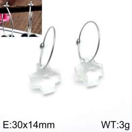 Stainless Steel Stone&Crystal Earring