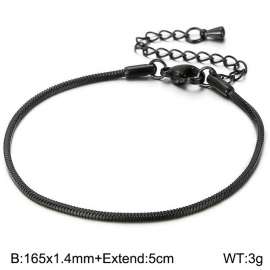 Stainless Steel Black-plating Bracelet