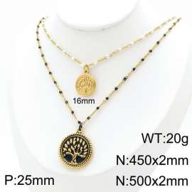 SS Gold-Plating Necklace