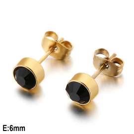 Stainless Steel Gold-Plating Earring