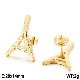 SS Gold-Plating Earring