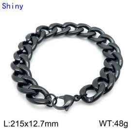 Stainless Steel Black-plating Bracelet