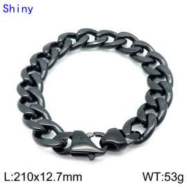 Stainless Steel Black-plating Bracelet
