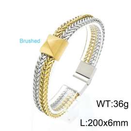 Stainless Steel Gold-plating Bracelet