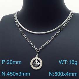 Stainless Steel Stone Necklace