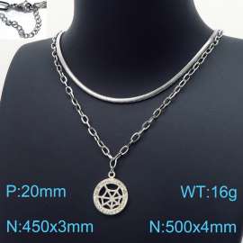 Stainless Steel Stone Necklace