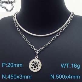 Stainless Steel Stone Necklace