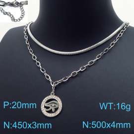 Stainless Steel Stone Necklace