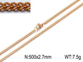 Staineless Steel Small Gold-plating Chain