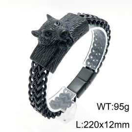Stainless Steel Black-plating Bracelet