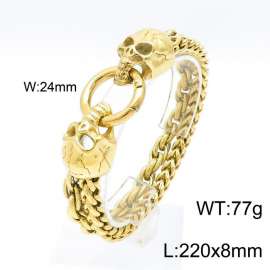 Stainless Skull Bracelet
