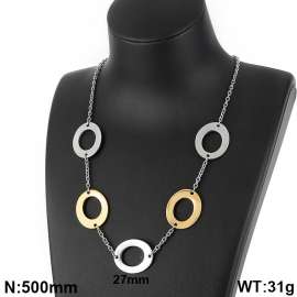 SS Gold-Plating Necklace