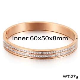 Stainless Steel Stone Bangle