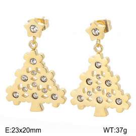 SS Gold-Plating Earring