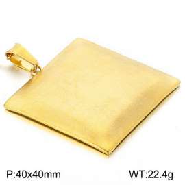 Stainless Steel Gold-plating Pendant